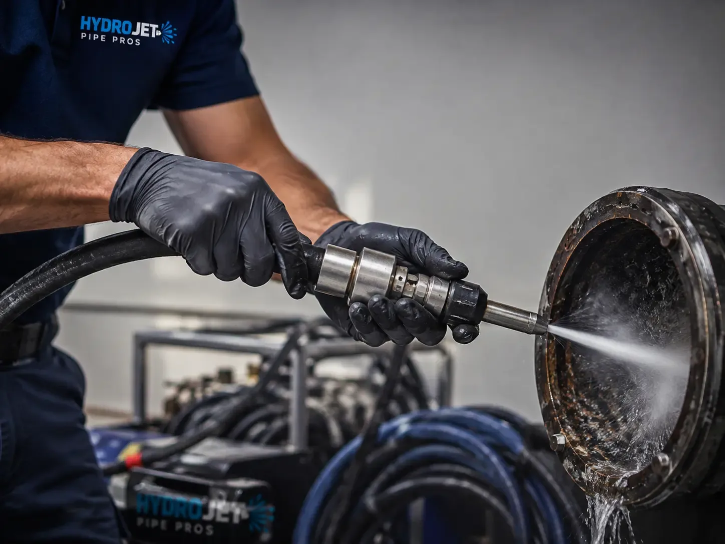 Hydro Jet Pipe Descaling in English, IN
